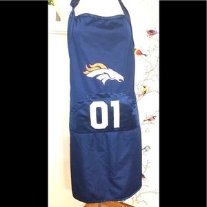 Denver Broncos Blue Apron Baking Cooking Grill